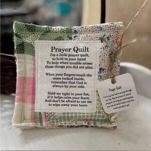 Colorful Patchwork Prayer Quilt